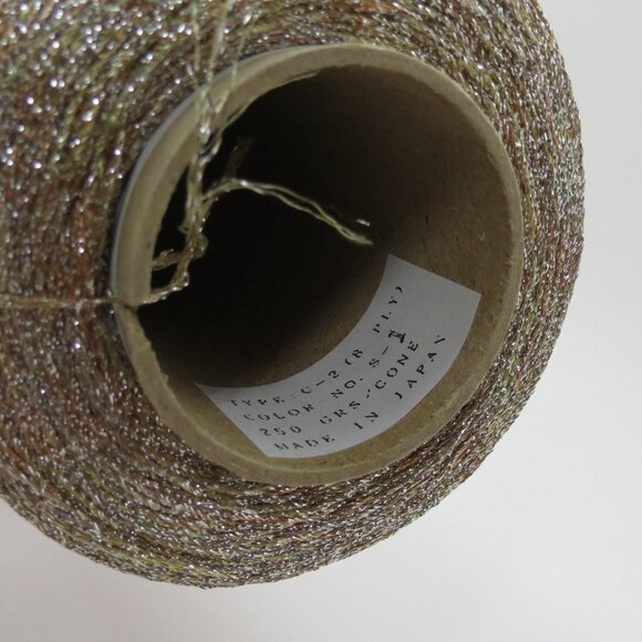 Kreinik Metallic Thread Ombre Solid Gold # 2000 -250GRS Japan 8 Ply Twist - Picture 4 of 4